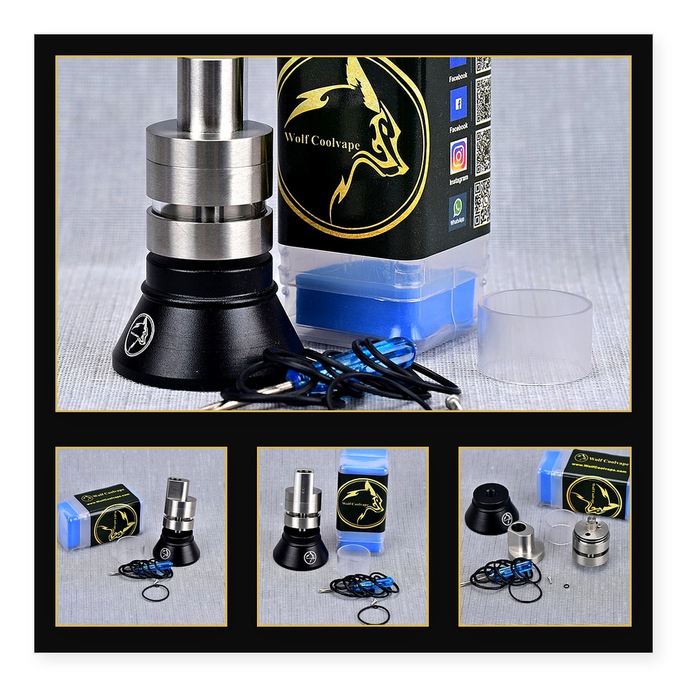 Accessories For Vaping - Atomizador de tanque reconstruible Wolfcoolvape Monad