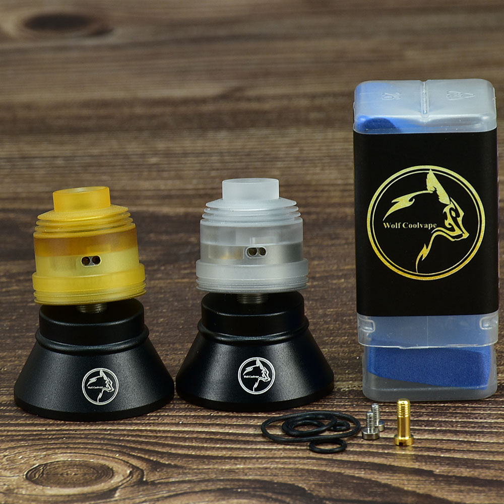 Rda Atomizer Deck - Atomizador RDA Wolfcoolvape Hussar V2, Tanque