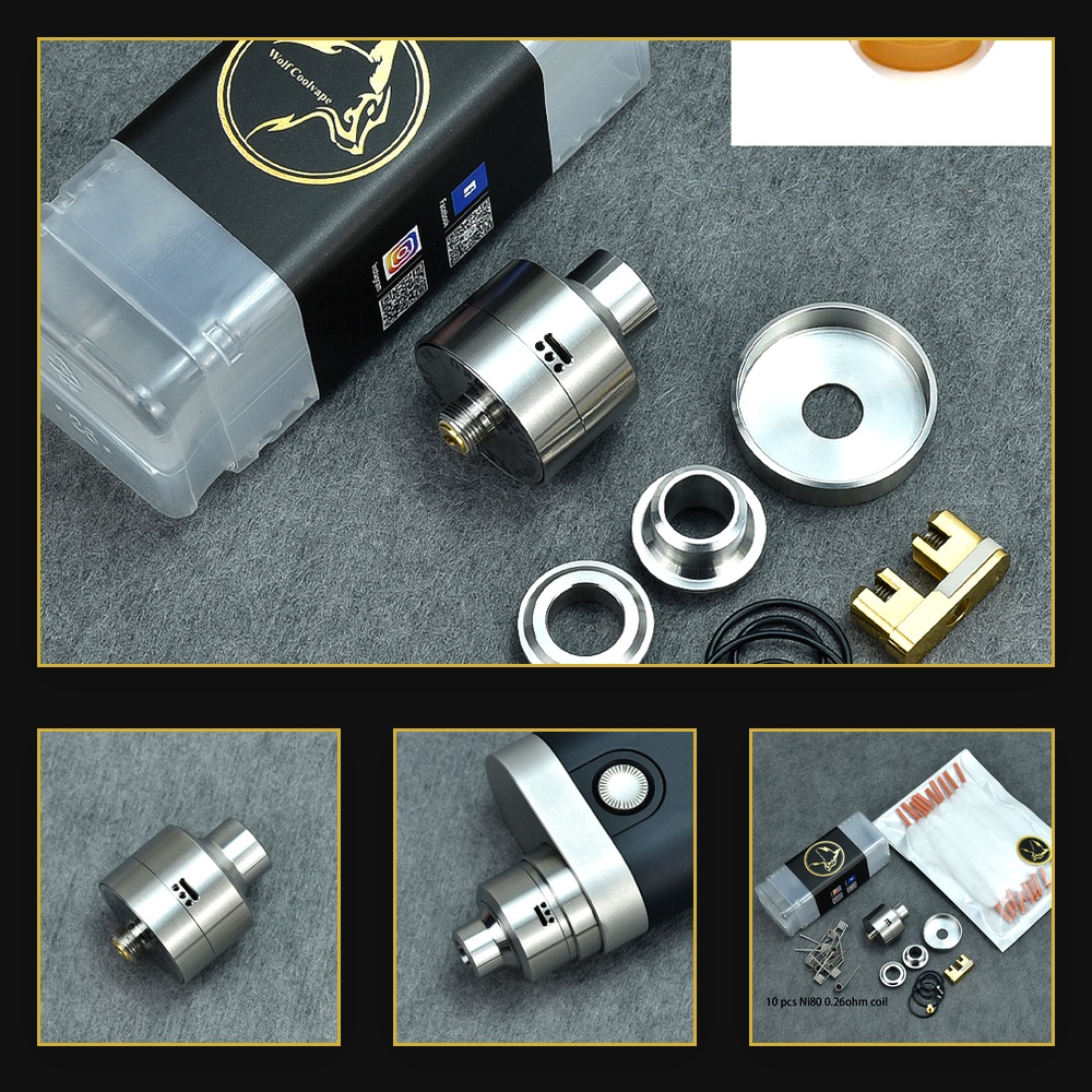 Atomizador Wolfcoolvape Nissho - Accessories For Vaping reseña y precio